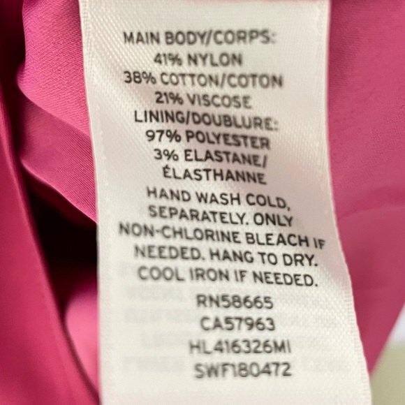 Chelsea28 Pink Dress Lace Flare Hem Midi Dress - Picture 6 of 7